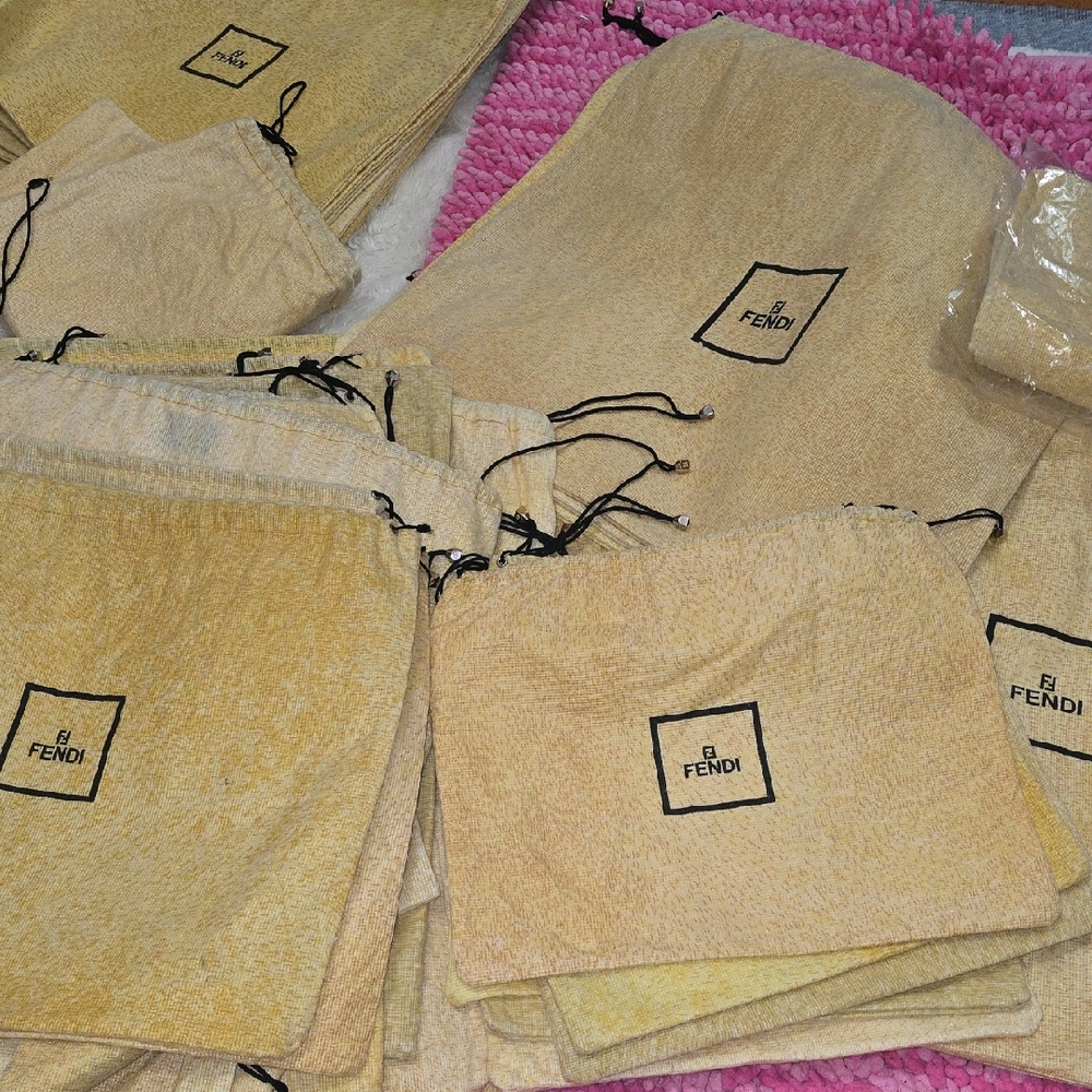 Fendi‎ Beige Dust Bags Collection